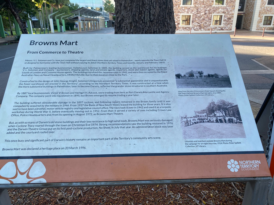 Brown's Mart Theatre-达尔文市必去景点