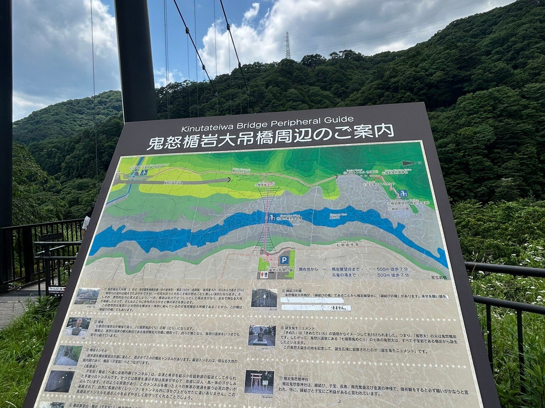 Kinu Tateiwa Otsuribashi (Suspension bridge)-日光市必去景点