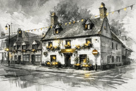 Cross Keys Hotel-浴室