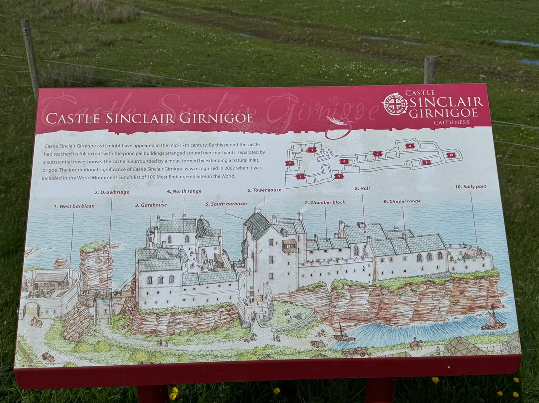 Castle Sinclair Girnigoe-Wick必去景点