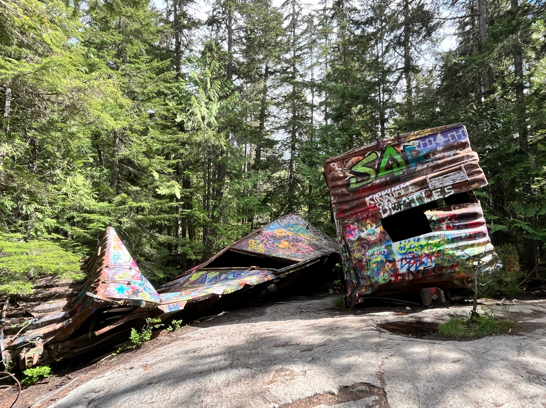 The Whistler Train Wreck Trail-惠斯勒必去景点
