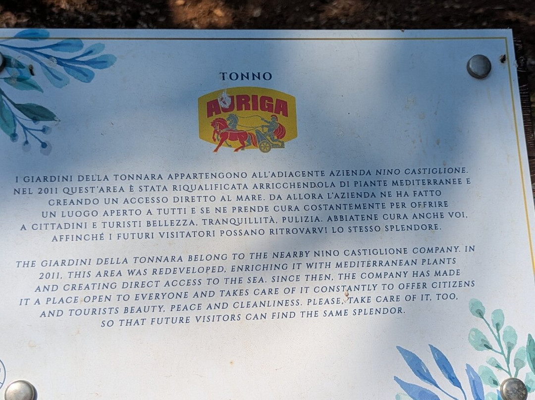 I Giardini Della Tonnara Di San Cusumano-Casa Santa必去景点