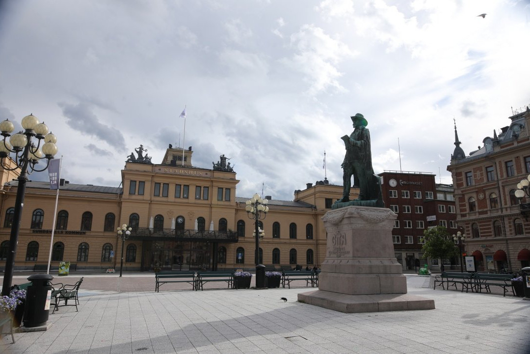 La statue du roi Gustave II Adolphe