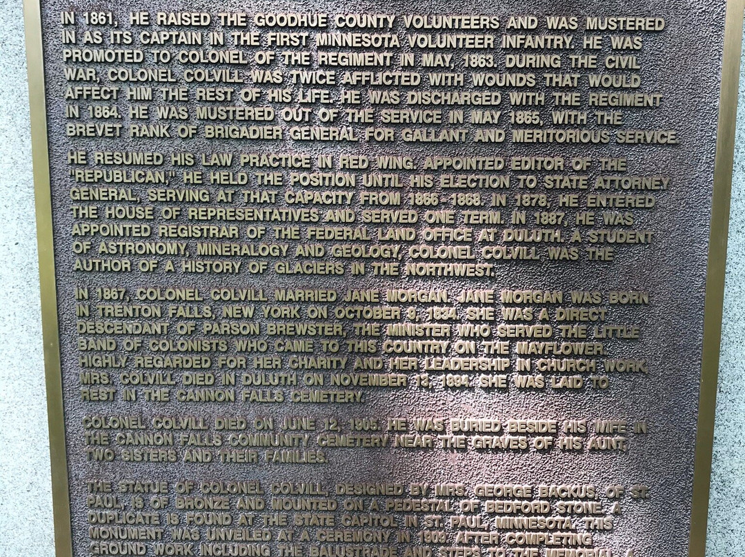 Col. William Colvill Memorial景点图片