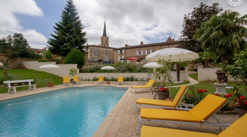 Le Domaine de la Reserve-泳池