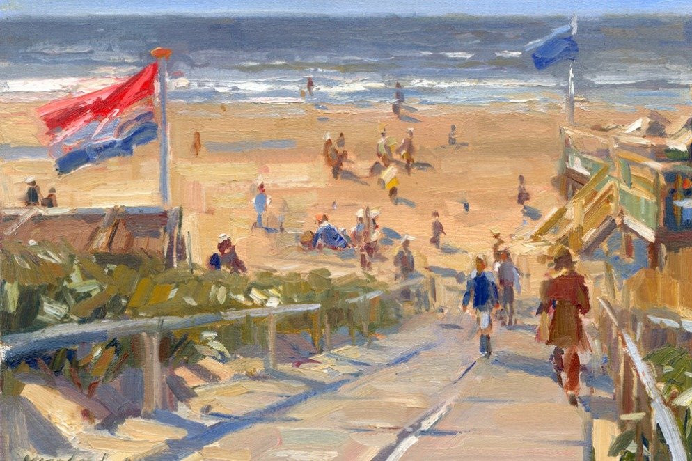 Het Zeeuwse Licht / Schilderen op het strand van Domburg