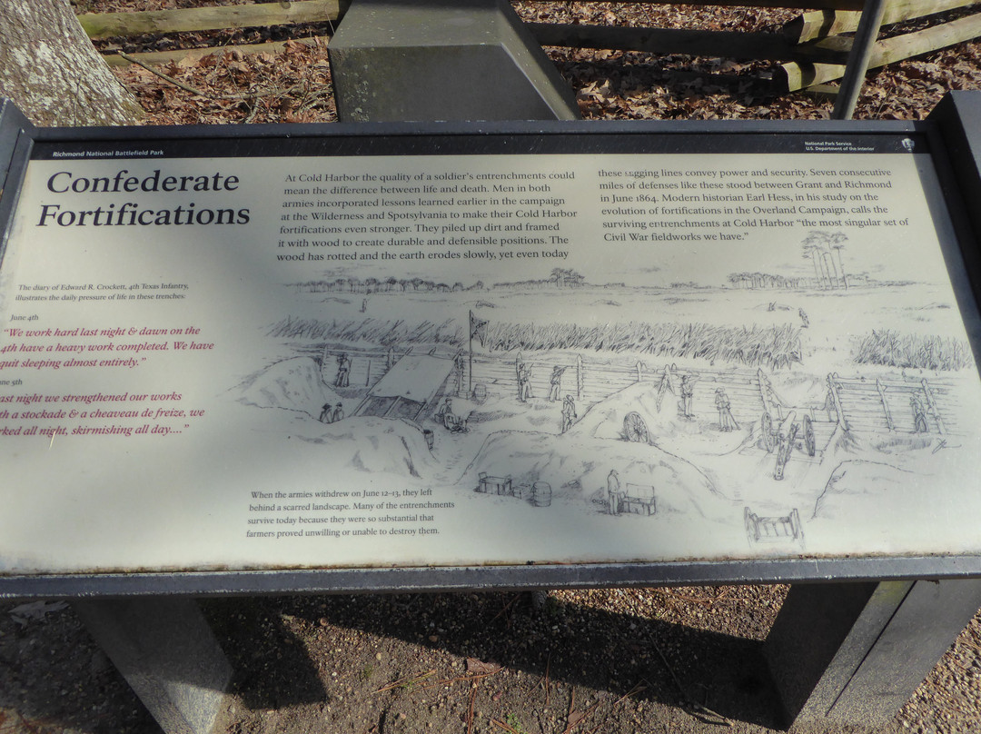 Cold Harbor Battlefield Park-Mechanicsville必去景点
