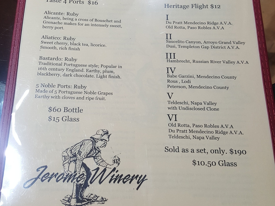 Jerome Winery-杰罗姆必去景点