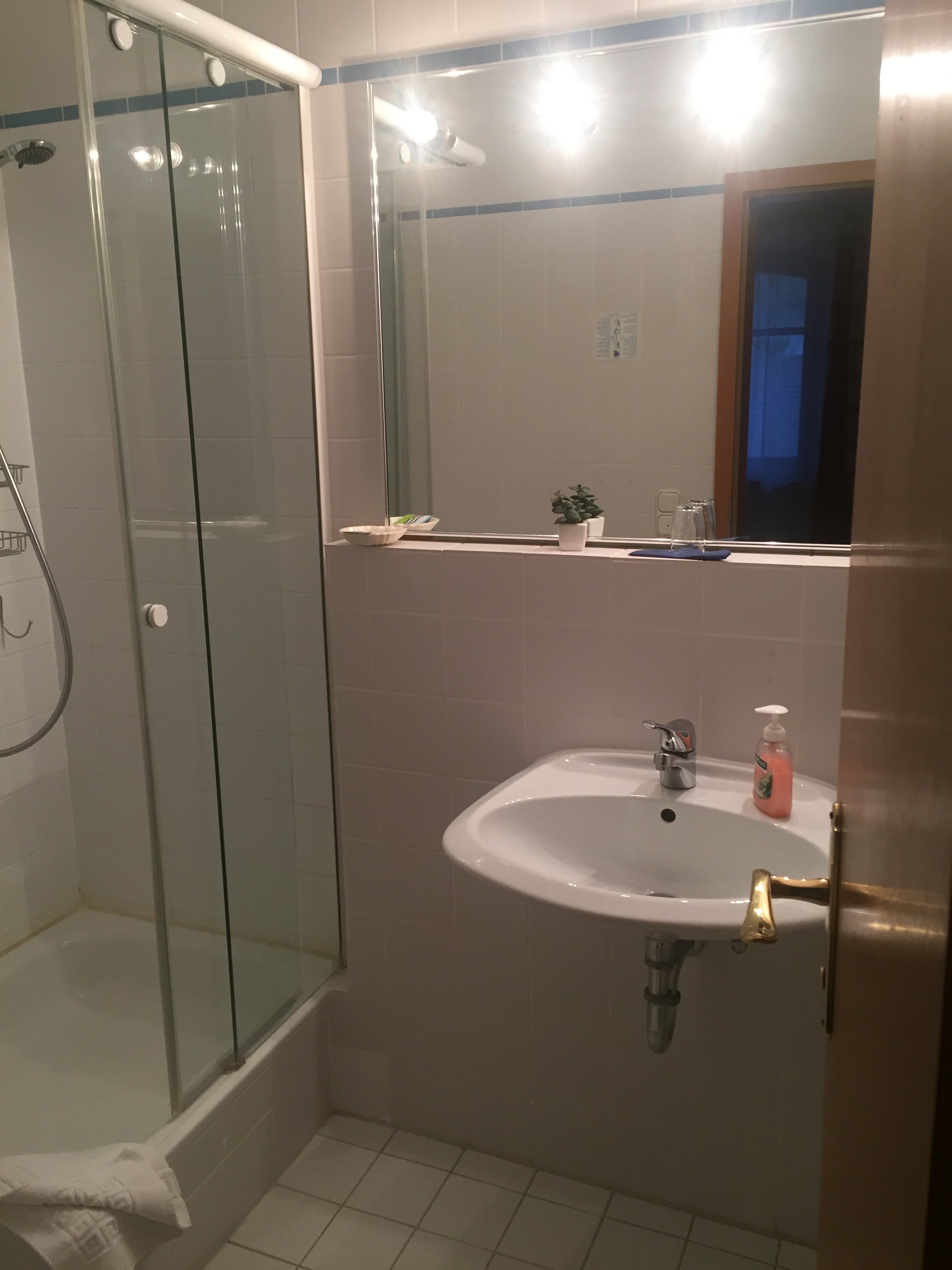 Hotel Zur Linde-浴室