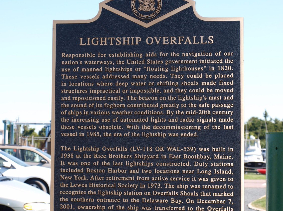 Lightship Overfalls-刘易斯必去景点