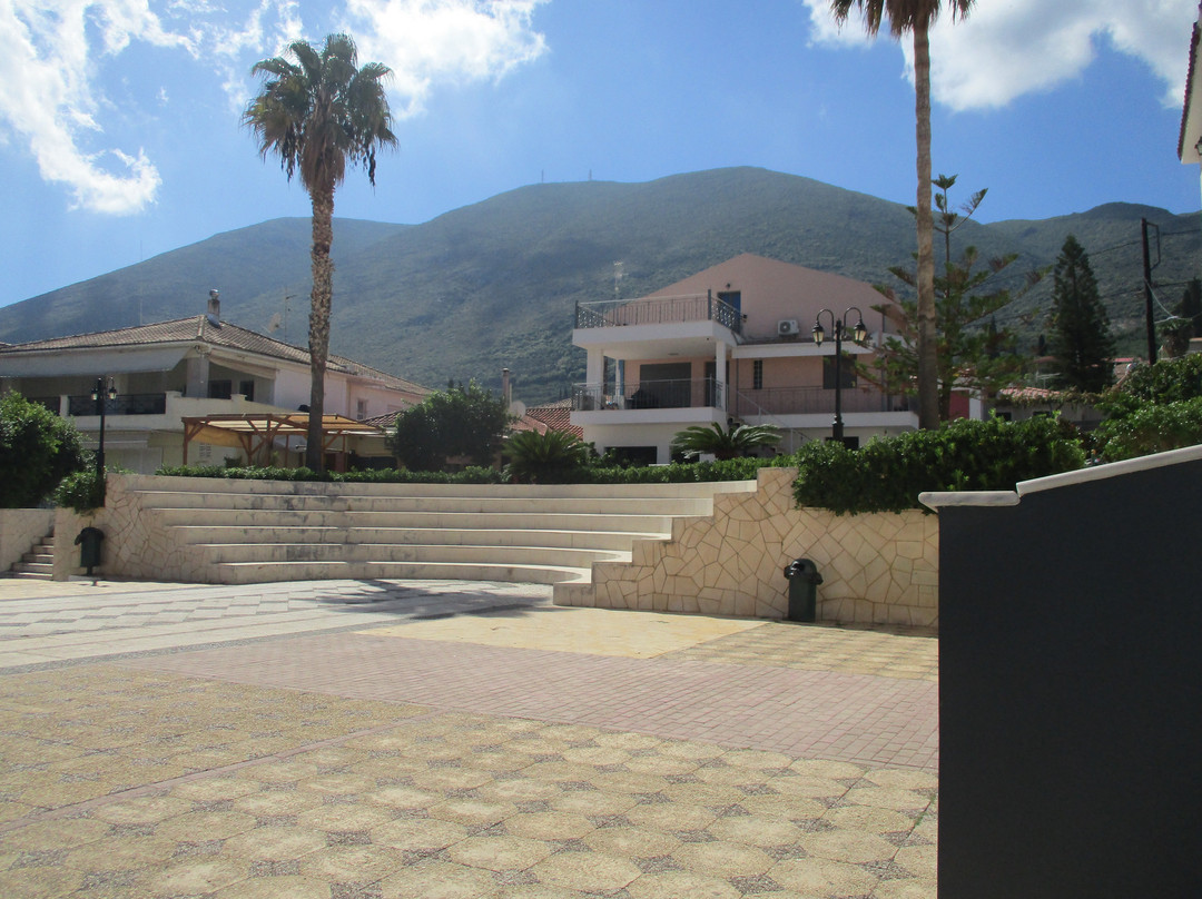 Chocolate Box Pink And White Chequered Church-Katastari必去景点