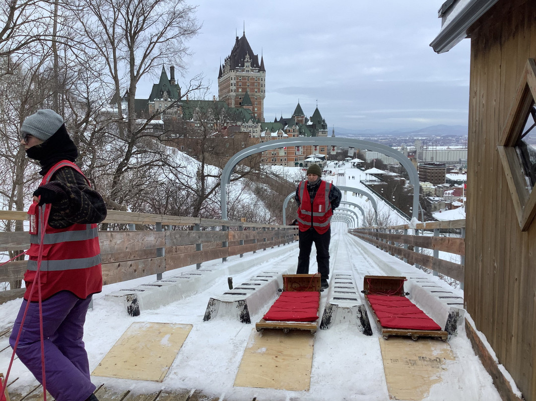 Terrasse Dufferin Slides-魁北克市必去景点