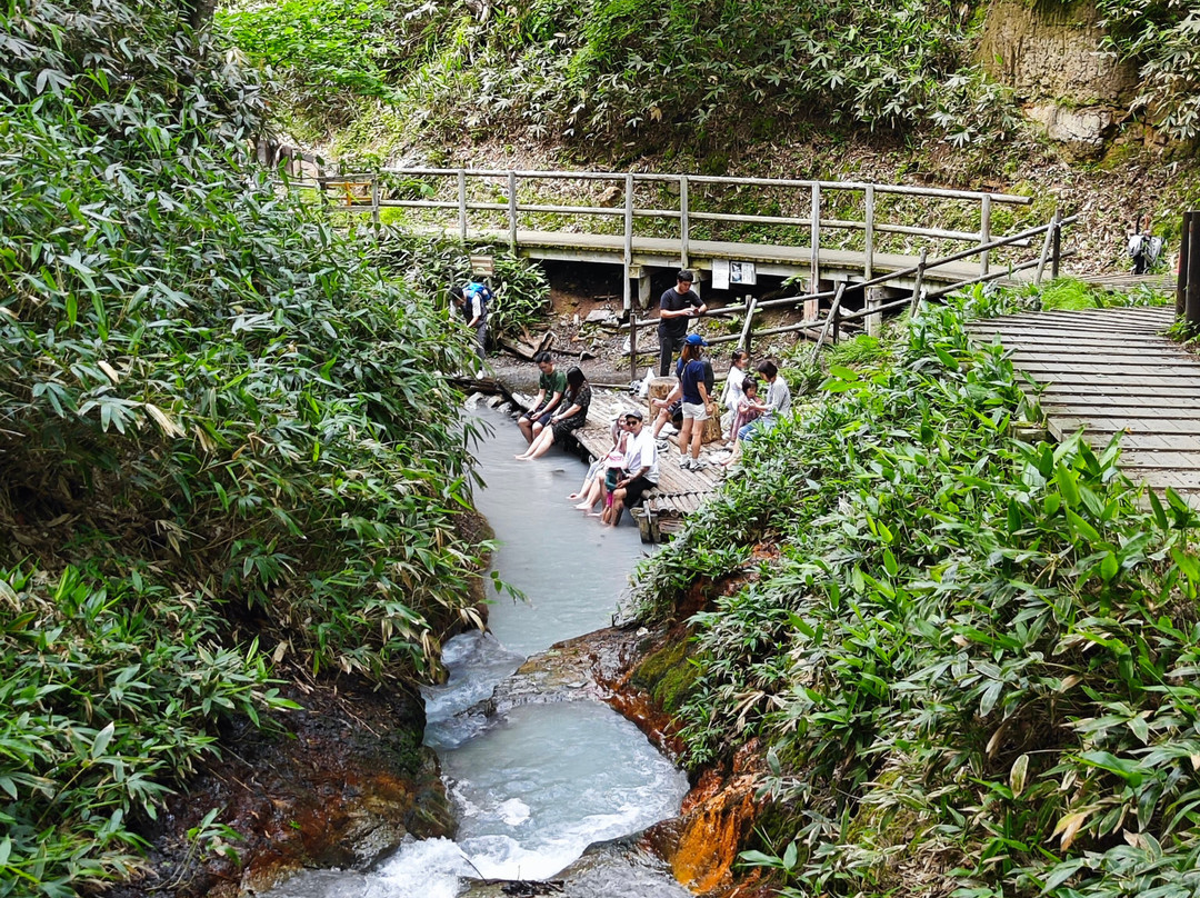 大汤沼川 天然足汤温泉-登别市必去景点