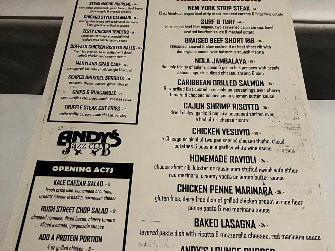 Andy's Jazz Club-芝加哥必去景点