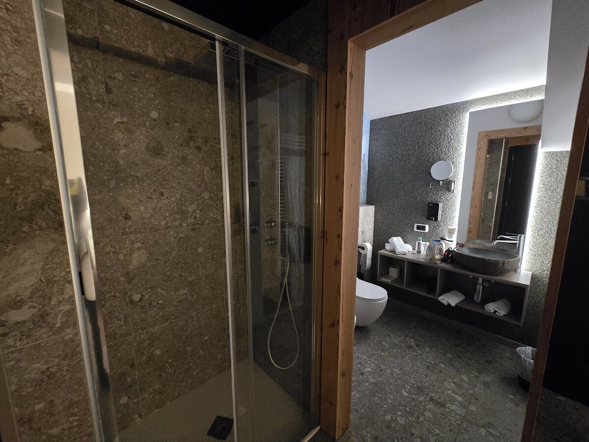 Albergo Vecchio Scarpone-浴室