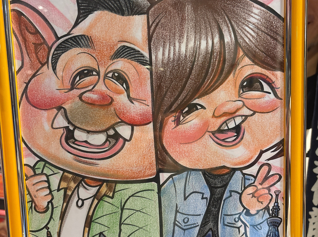 似颜绘雷门店-Asakusa必去景点