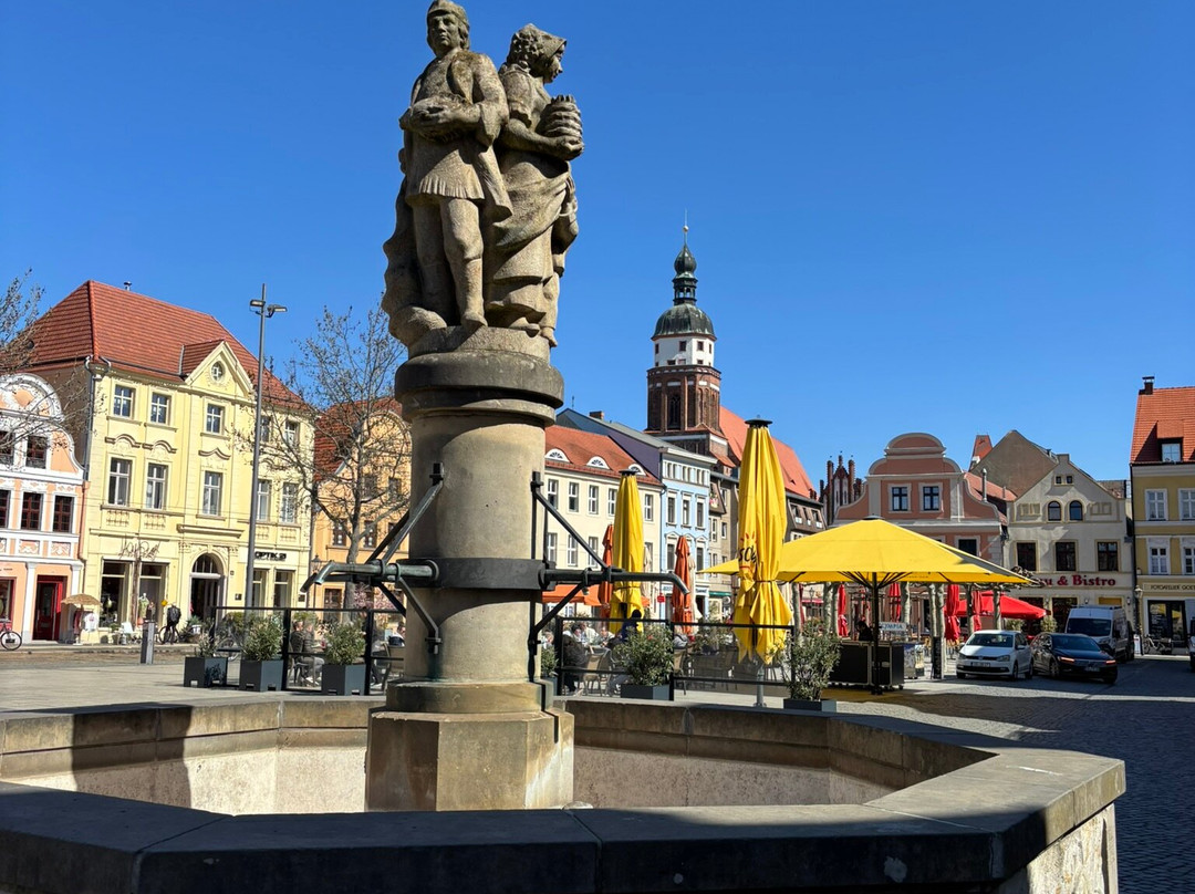 Cottbuser Altmarkt und Marktbrunnen-Cottbus必去景点