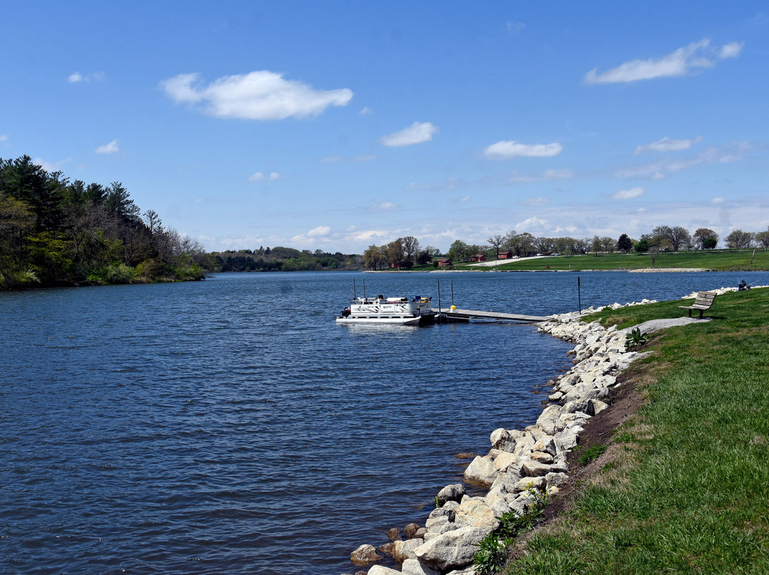 Lake Icaria Cottages, Cabins and Campground managed by Adams County Conservation Board