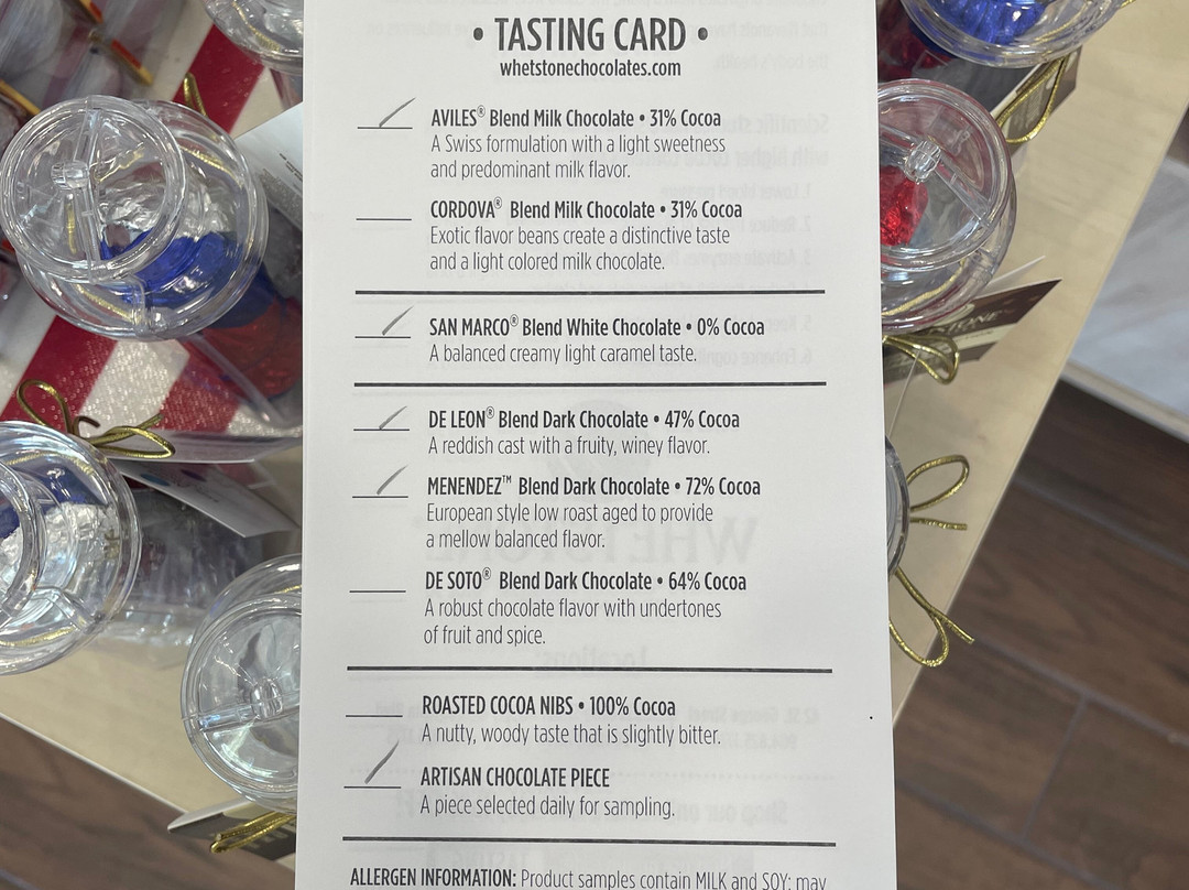 Whetstone Chocolates Tasting Tour-圣奥古斯丁必去景点