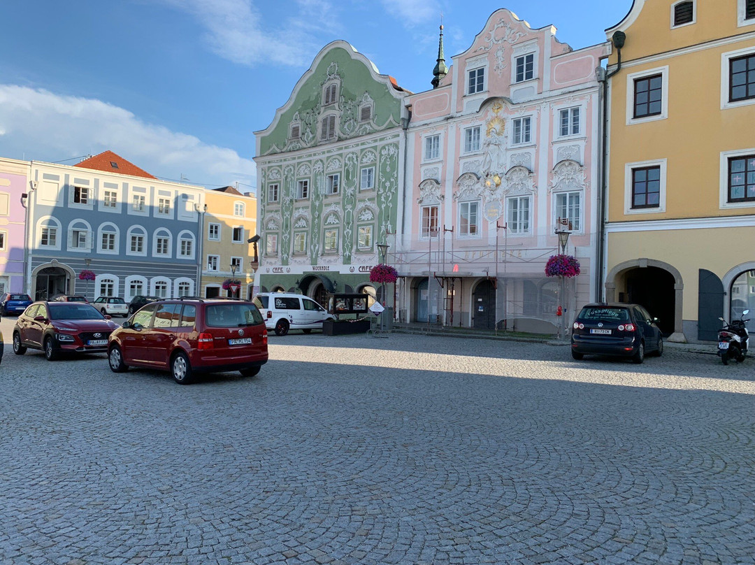 Der Marktplatz von Obernberg am Inn景点图片