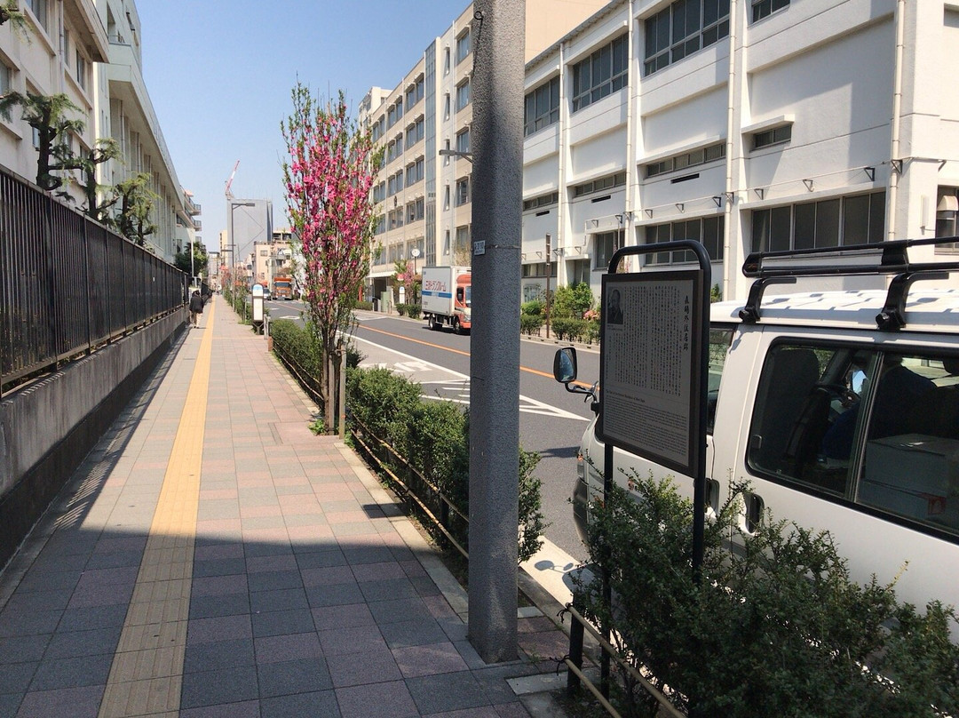 The site of the Former Residence of Ogai Mori