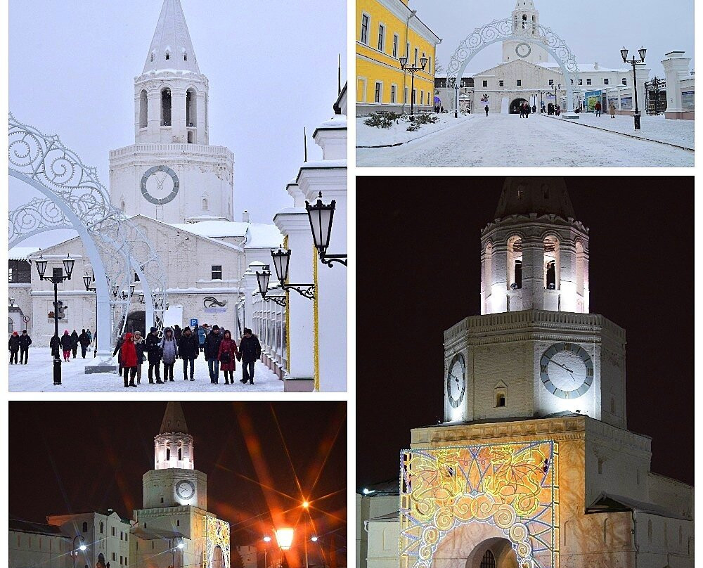 Spasskaya Tower of the Kazan Kremlin-喀山必去景点
