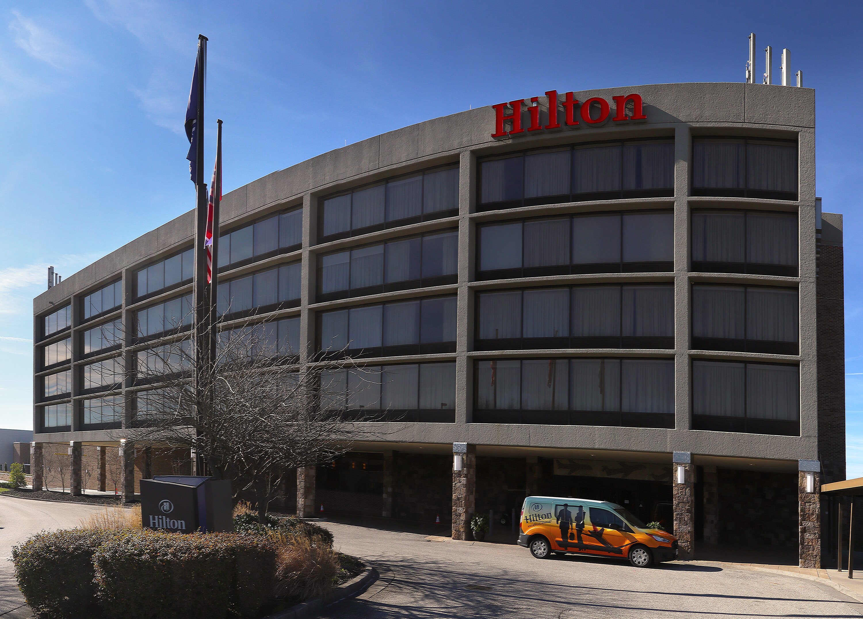 Hilton Knoxville Airport-浴室