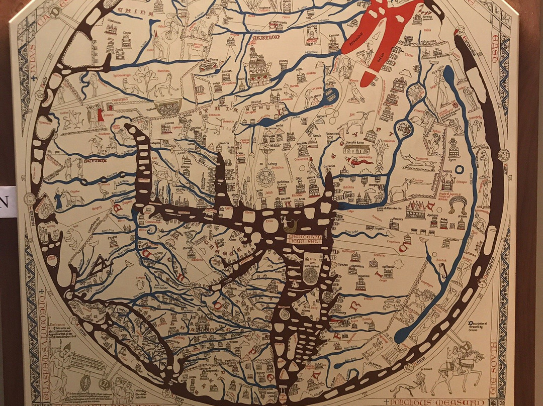 Mappa Mundi & Chained Library Exhibitions-赫里福德必去景点