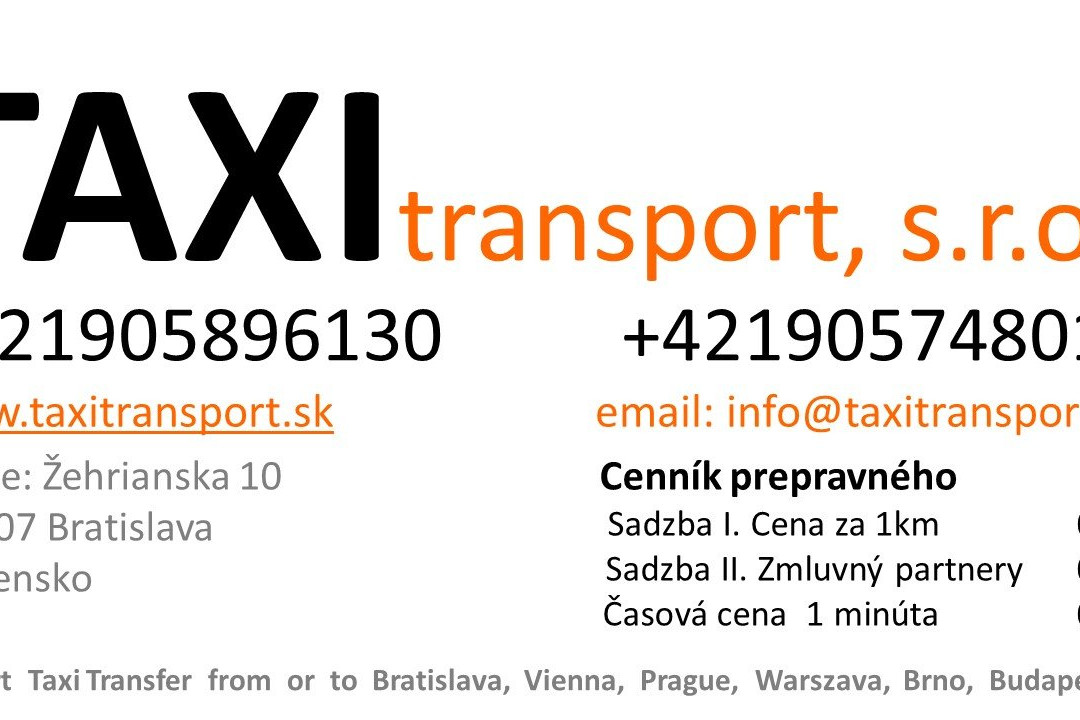 Taxitransport - Airport Taxi Transfer Bratislava景点图片
