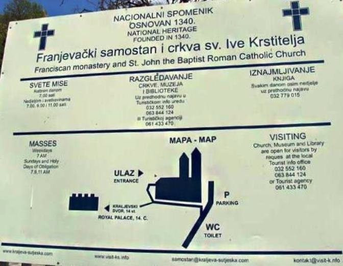 Franciscan monastery Kraljeva Sutjeska-Kakanj必去景点