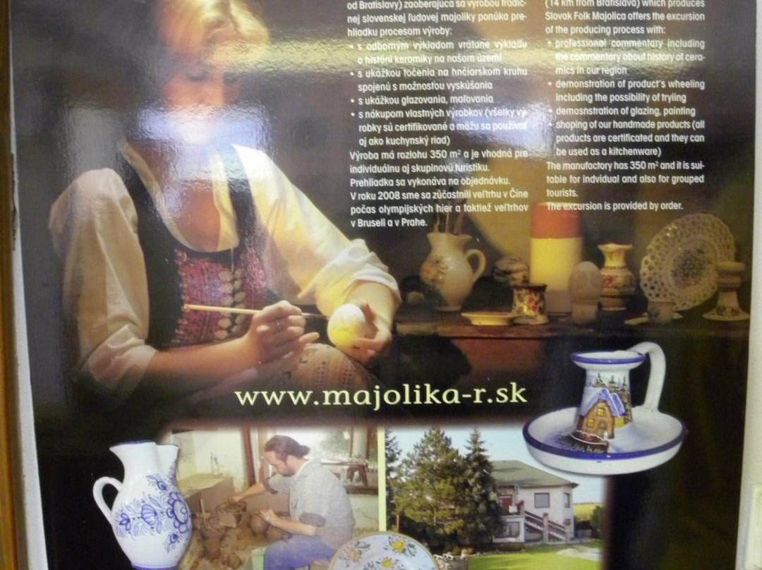 Majolika R pottery-Pezinok必去景点