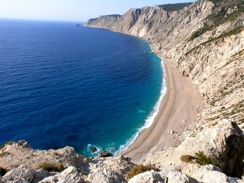 Platia Ammos-凯法利尼亚岛必去景点