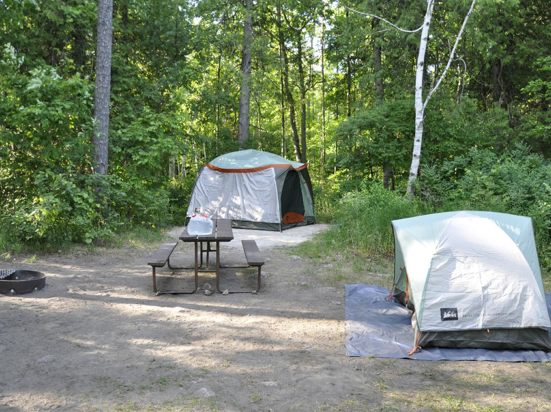 Campground at Peninsula State Park