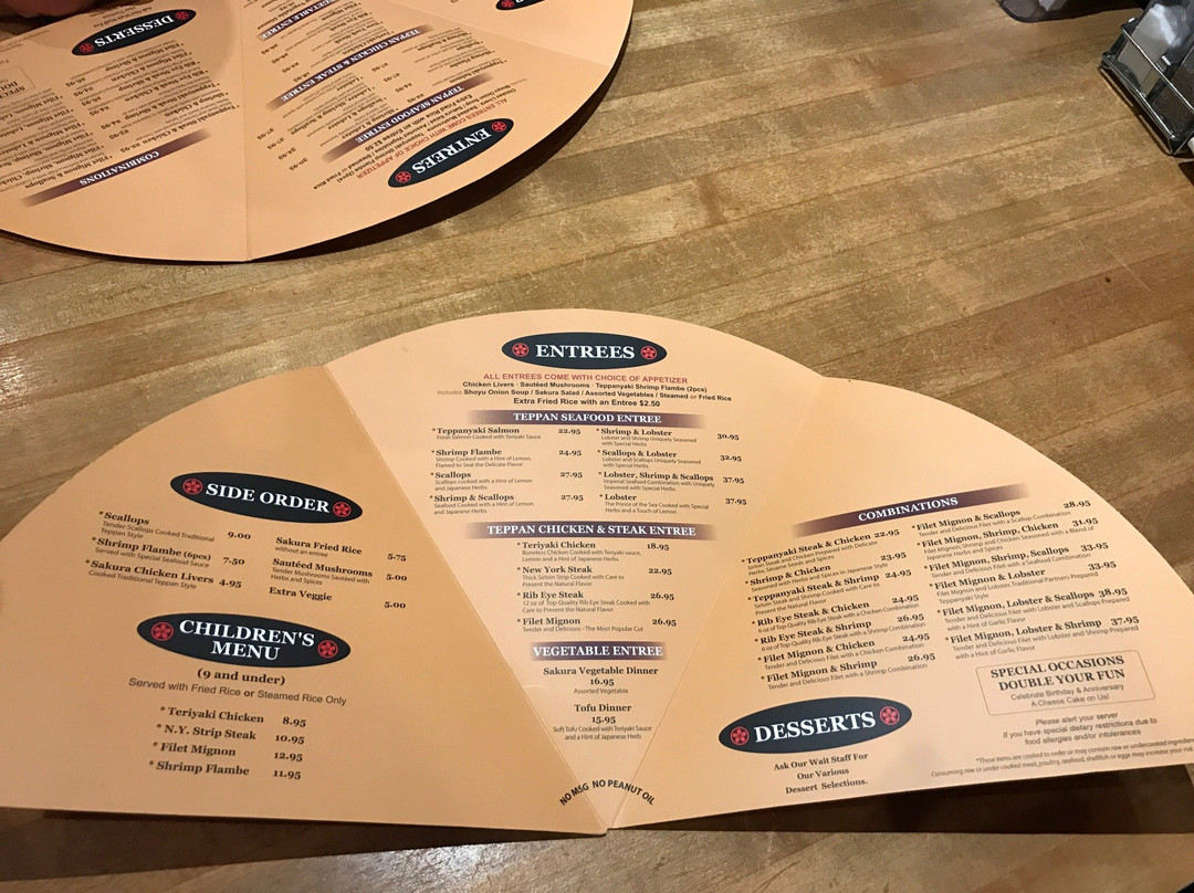 Sakura Japanese Steak House