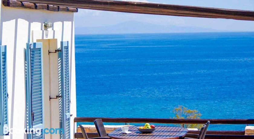 Nefeli, Iris Delightful View of the Aegean Sea