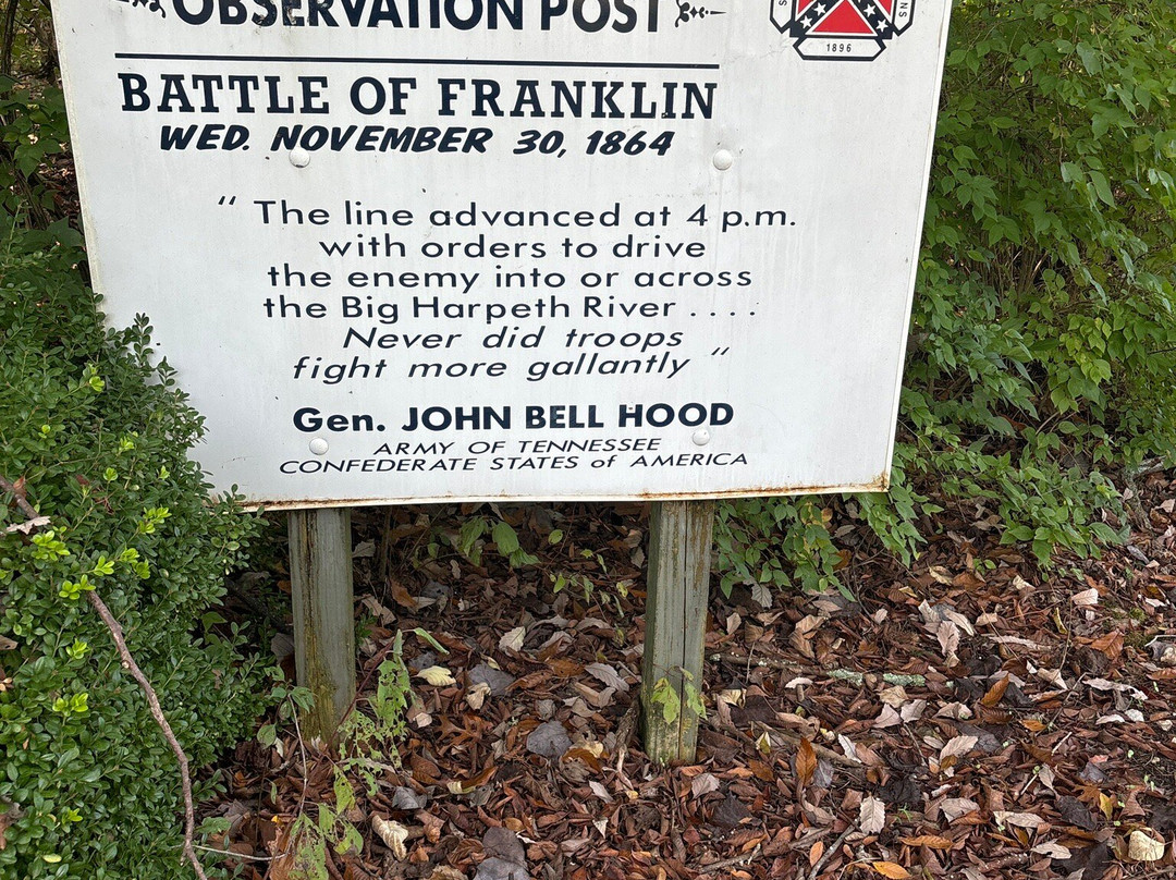 Confederate Memorial Park at Winstead Hill-富兰克林必去景点