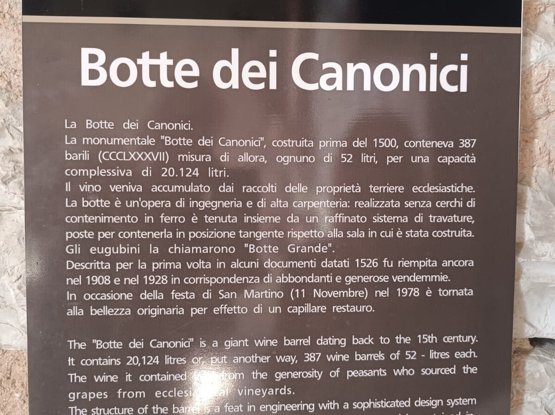 La Botte dei Canonici-古比奥必去景点
