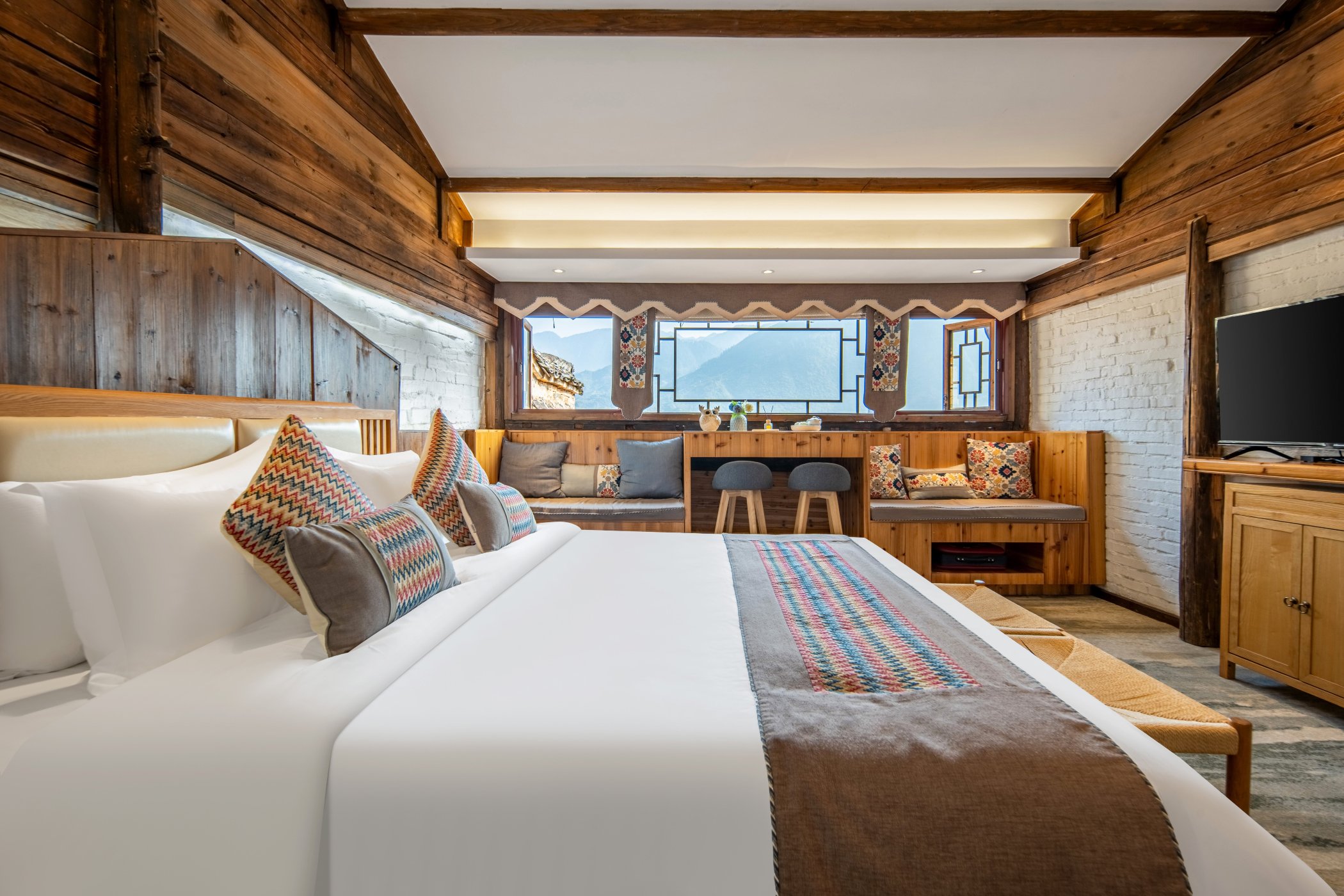 篁岭古村精品酒店-客卧