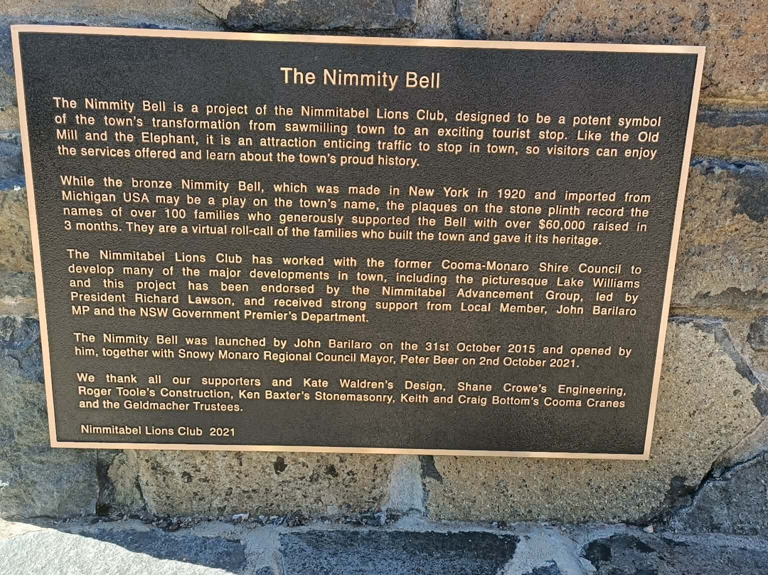 The Nimmity Bell-Nimmitabel必去景点