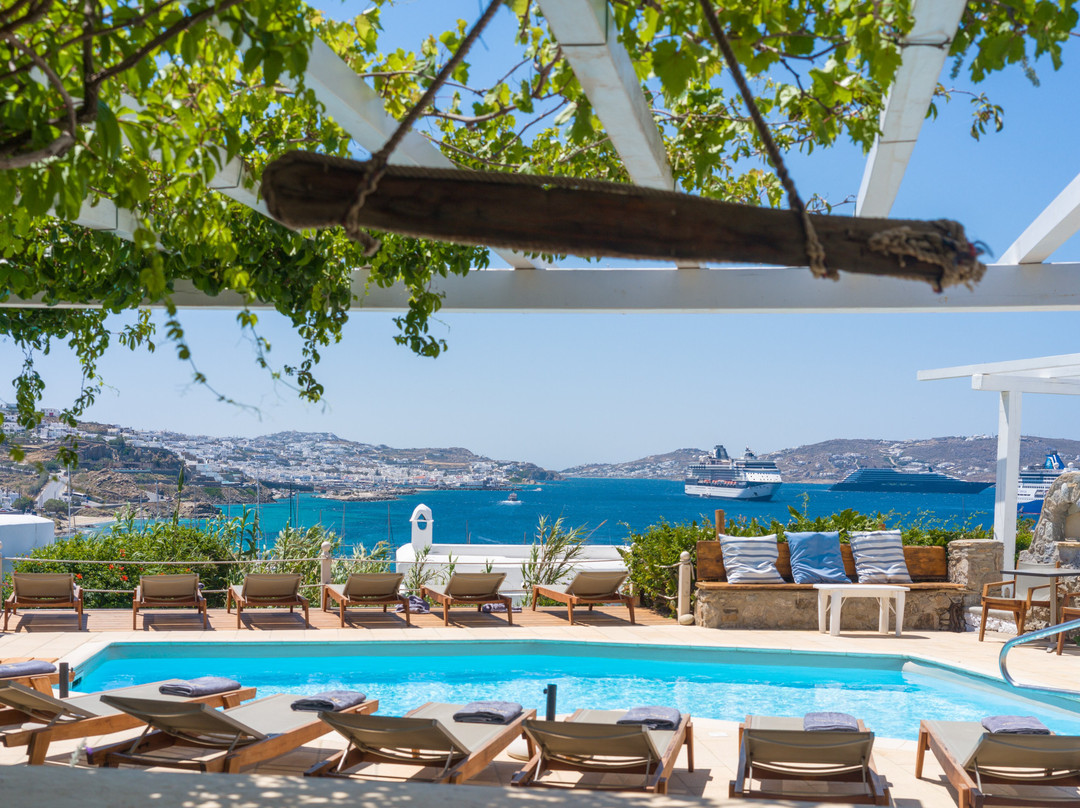 Tourlos酒店住宿-Rhenia Mykonos Hotel & Bungalows