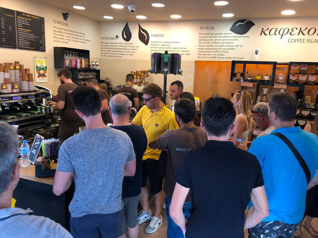 Mesa Katikies餐馆和美食-Coffee Island Santorini