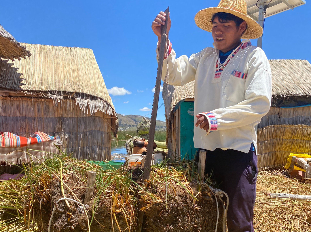 Private tour to uros islands with yordy and dina-Islas Flotantes必去景点
