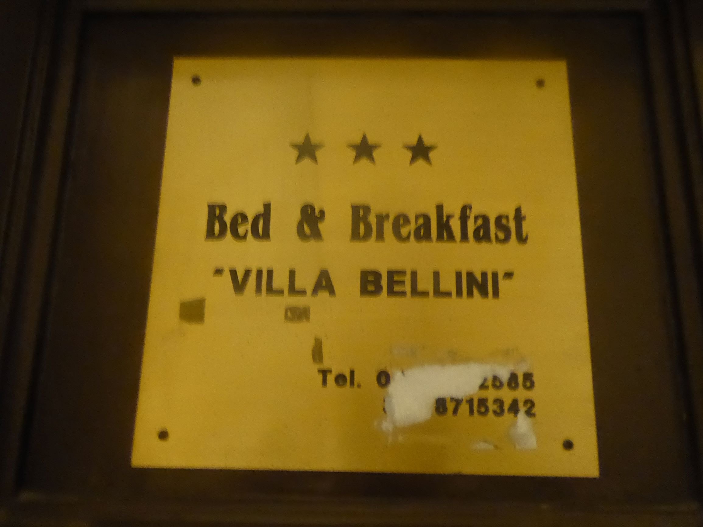Bed & Breakfast Villa Bellini-浴室