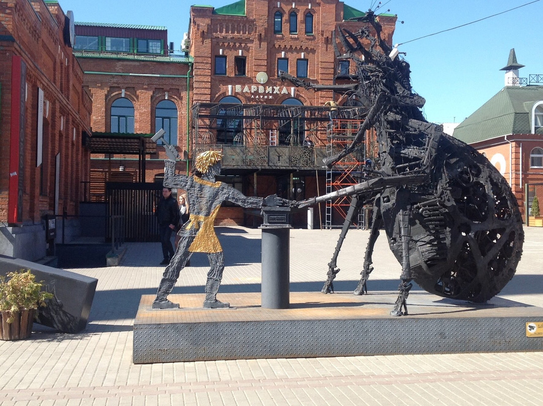 Sculpture Levsha Podkovyvayet Blokhu-图拉必去景点