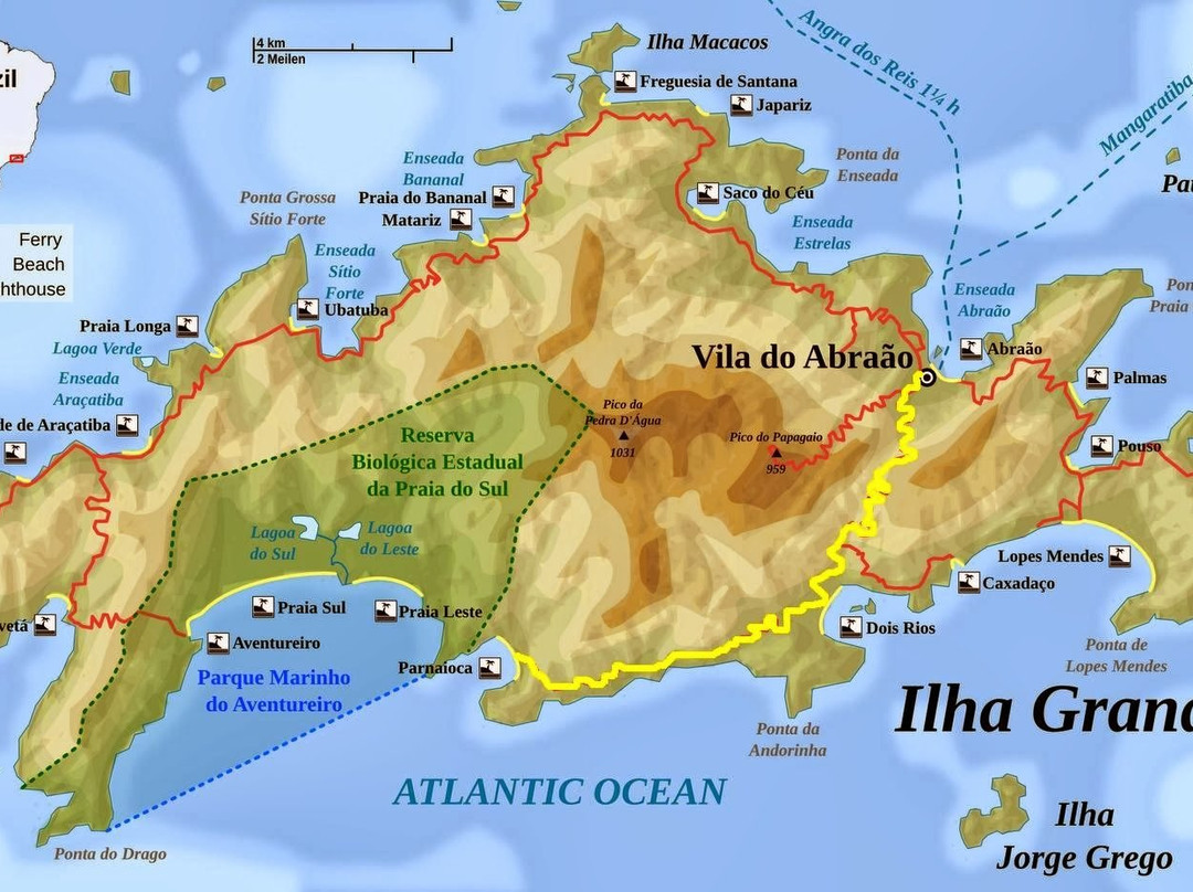 安格拉杜斯雷斯旅游景点-Ilha Grande State Park