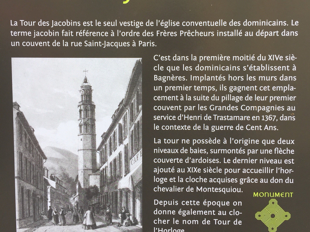 Tour des Jacobins-Bagneres-de-Bigorre必去景点
