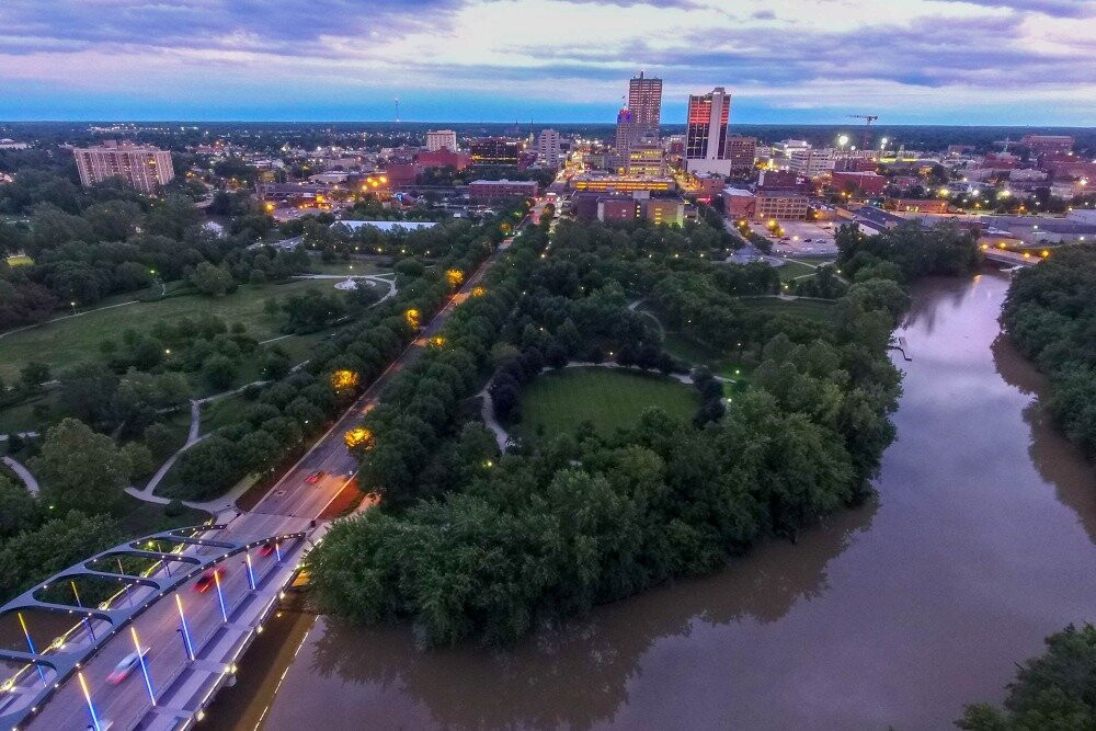 Fort Wayne Art Walk: Color Coated Mural Maze