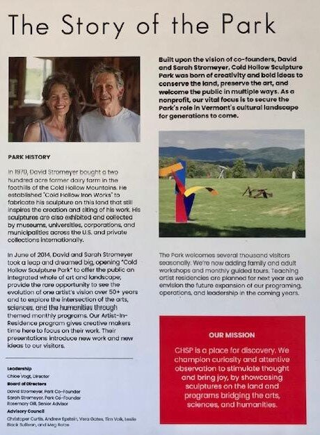 Cold Hollow Sculpture Park-Enosburg Falls必去景点