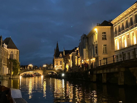Boat in Gent-根特必去景点