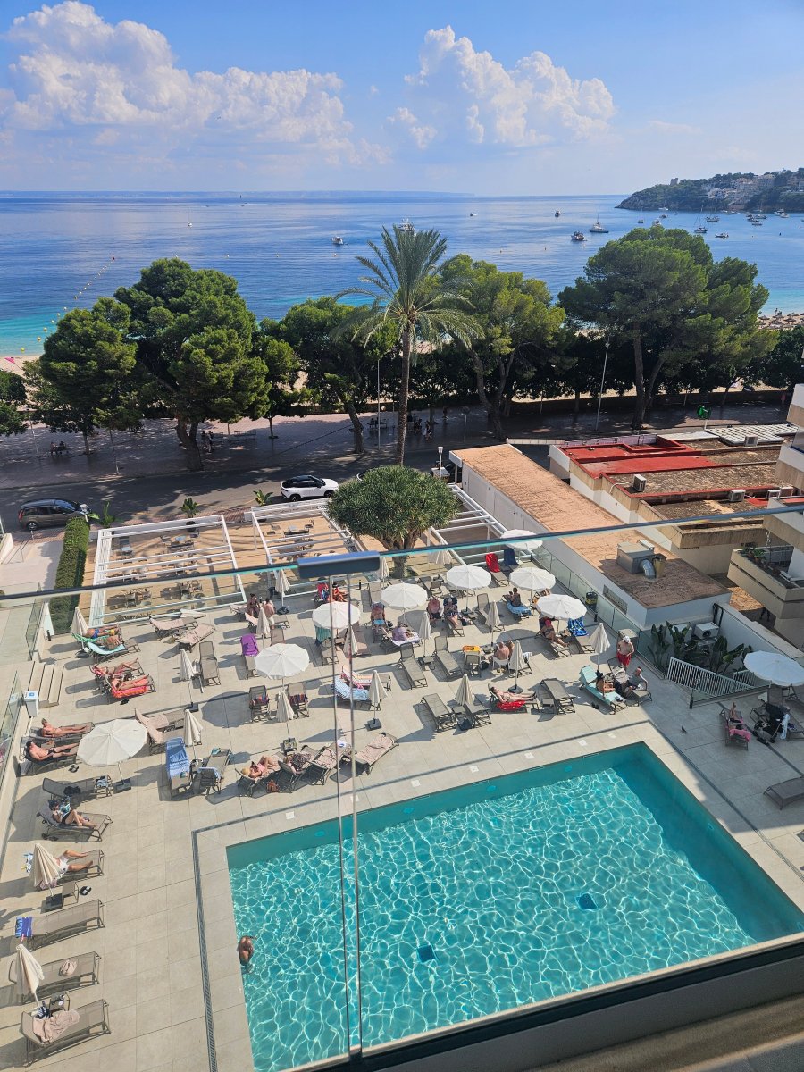 热带海滩住宿-酒店景观